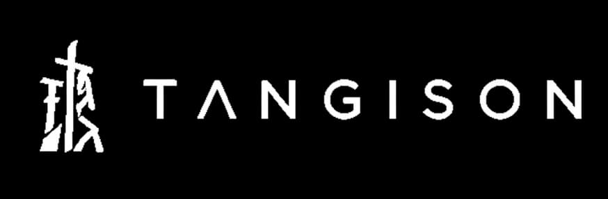 Logo on dark background